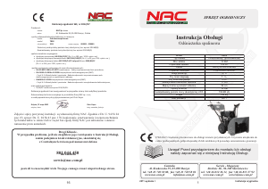 Bedienungsanleitung NAC JZ7818 Schneefräse