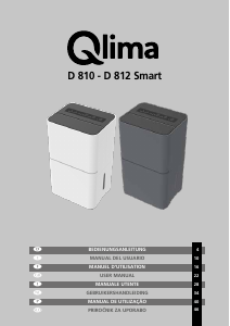 Manual Qlima D 812 Smart Desumidificador