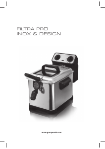 Manual Tefal FR4052 Filtra Pro Fritadeira