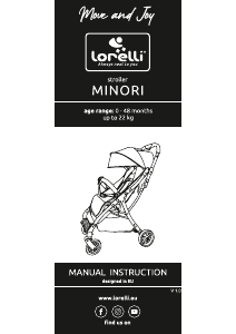 Handleiding Lorelli Minori Kinderwagen