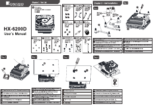 说明书 乔思伯 HX-6200D CPU散热器