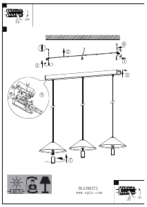 Bruksanvisning Eglo 390272 Lampa