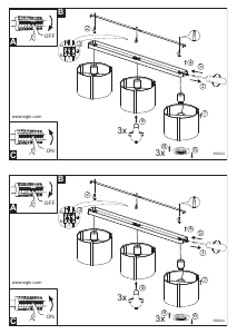 Bruksanvisning Eglo 390324 Lampa