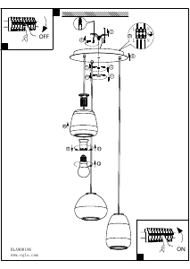 Bruksanvisning Eglo 900196 Lampa