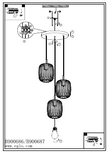 Bruksanvisning Eglo 900686 Lampa