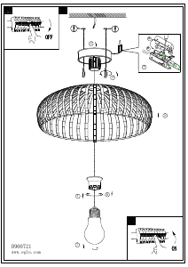 Bruksanvisning Eglo 900721 Lampa