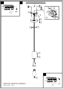 Bruksanvisning Eglo 900798 Lampa