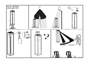 Bruksanvisning Eglo 900805 Lampa