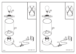 Bruksanvisning Eglo 900861 Lampa