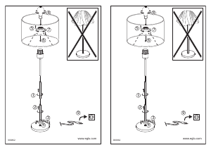 Bruksanvisning Eglo 900862 Lampa