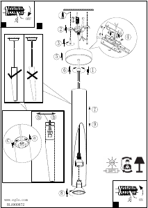 説明書 Eglo 900872 ランプ