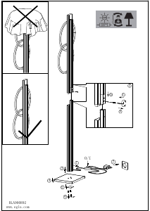 Bruksanvisning Eglo 900892 Lampa