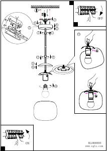 Bruksanvisning Eglo 900893 Lampa