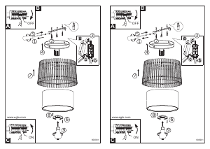 Bruksanvisning Eglo 900901 Lampa