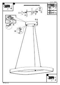 Bruksanvisning Eglo 900917 Lampa