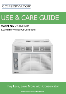 Manual Crosley VATM05C1 Air Conditioner