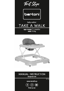 Manual Bertoni Take A Walk Baby Walker