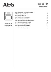 Instrukcja AEG BES331111B Piekarnik