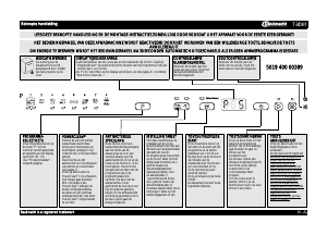 Handleiding Bauknecht GSXK 8254A2 Vaatwasser