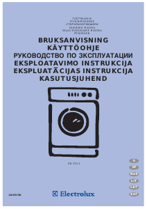 Bruksanvisning Electrolux EW920S Tvättmaskin