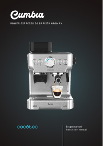 Handleiding Cecotec Cumbia Power Espresso 20 Barista Aromax Espresso-apparaat