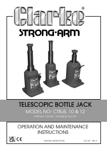 Manual Clarke CTBJ 10 Jack