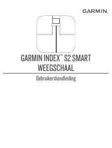 Handleiding Garmin Index S2 Weegschaal