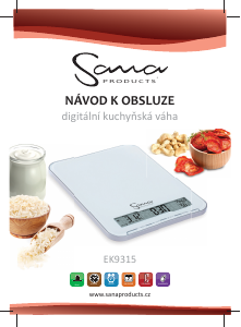 Manuál Sana EK9315 Kuchyňská váha