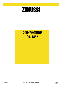 Handleiding Zanussi DA 4452 Vaatwasser