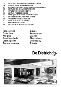 Manual De Dietrich DHP2962BX Cooker Hood
