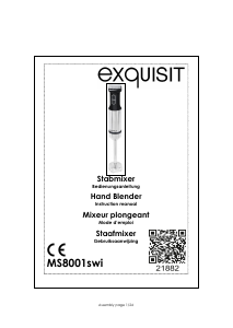 Manual Exquisit MS 8001 swi Hand Blender