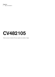 Mode d’emploi Gaggenau CV482105 Table de cuisson