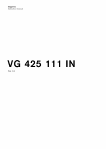 Manual Gaggenau VG425111IN Hob