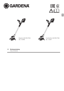 Bruksanvisning Gardena EasyCut 23/18V P4A Grästrimmer