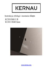 Instrukcja Kernau KCH I 0540 Inox Okap kuchenny