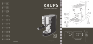 Mode d’emploi Krups XP444C10 Virtuoso Machine à expresso