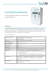 Handleiding Kwhiq IQ0102065BNEM Energiemeter