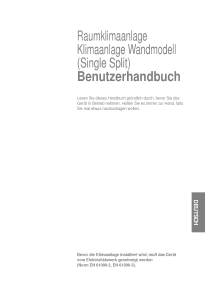 Bedienungsanleitung LG C07AHR Klimagerät