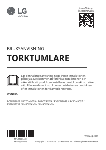 Bruksanvisning LG RH80V5AV0N Torktumlare