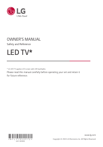 Handleiding LG 32LN661HBLA LED televisie