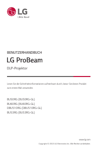 Bedienungsanleitung LG BU60RG ProBeam Projektor