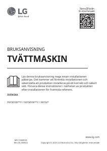 Bruksanvisning LG F4Y5RYW0WY Tvättmaskin
