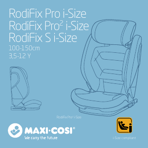 كتيب Maxi-Cosi RodiFix Pro² i-Size مقعد طفل بالسيارة