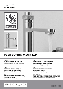 Manual Miomare IAN 360513 Faucet