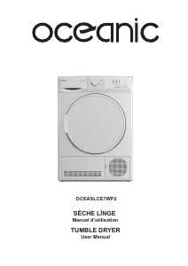 Mode d’emploi Oceanic OCEASLCE7WP2 Sèche-linge