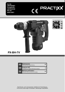 Bedienungsanleitung Practixx PX-BH-7V Bohrhammer