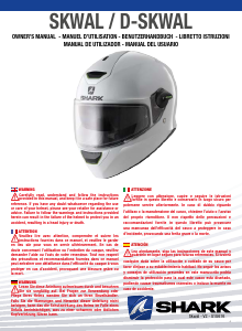 Mode d’emploi Shark Skwal Casque de moto