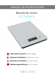 Manual Topcook Electronica Kitchen Scale