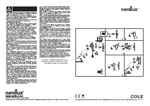 Manual de uso Nordlux Cole Lámpara