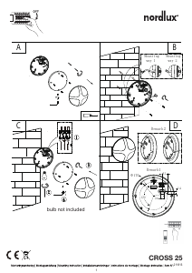 Návod Nordlux Cross 25 Svietidlo